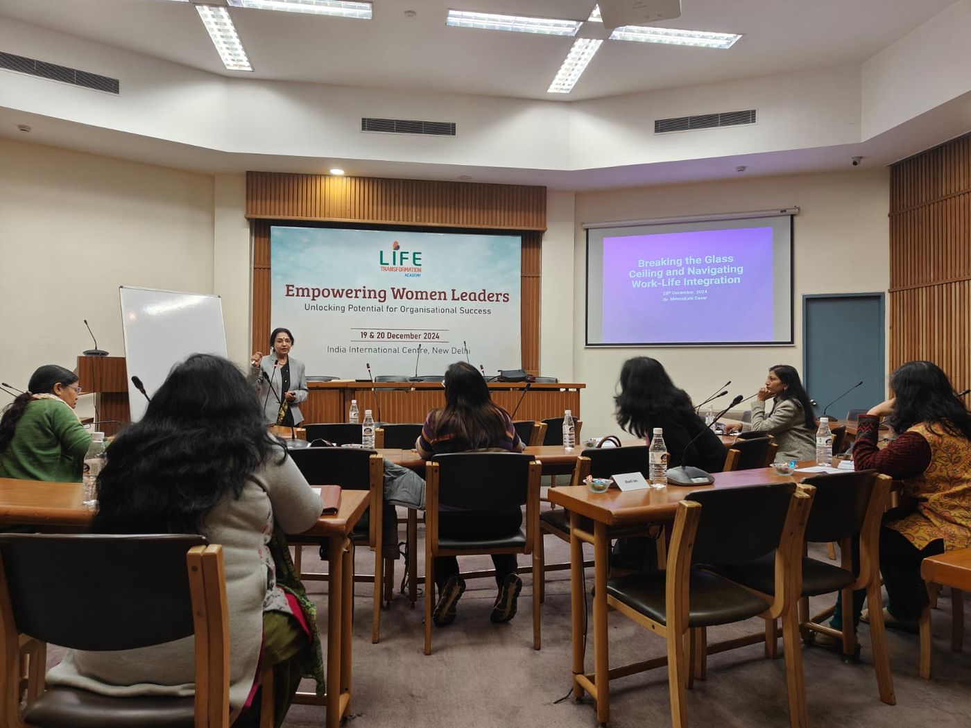 Empowering Women Leaders — session in progress