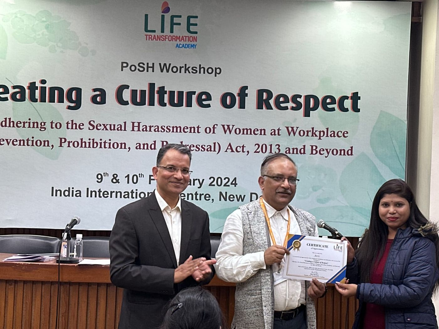 PoSH Workshop: Creating a Culture of Respect — IIC, February 2024