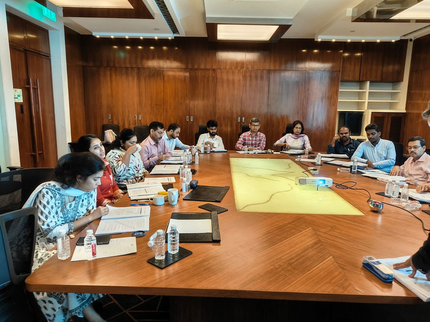 In-house training session
